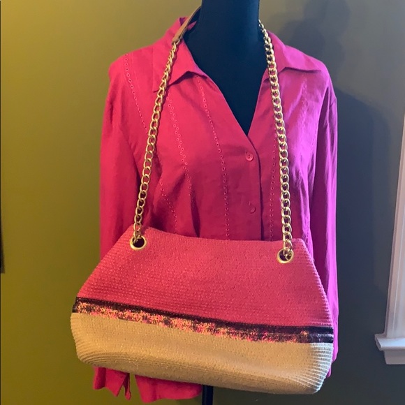 Sag Harbor Fuchsia Blouse, Size XL - Picture 4 of 4